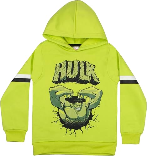 Vista 3 de Marvel Avengers Spider-Man Black Panther Miles Morales - Conjunto de forro polar de 2 piezas, sudadera con capucha y pantalones para niños