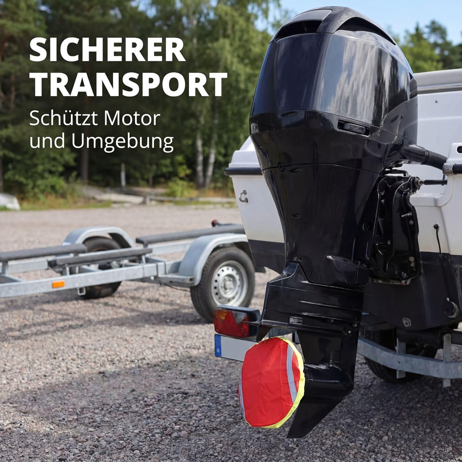Schraubhülle/Propeller Abdeckung | Boot | Außenbordmotor | 45 cm