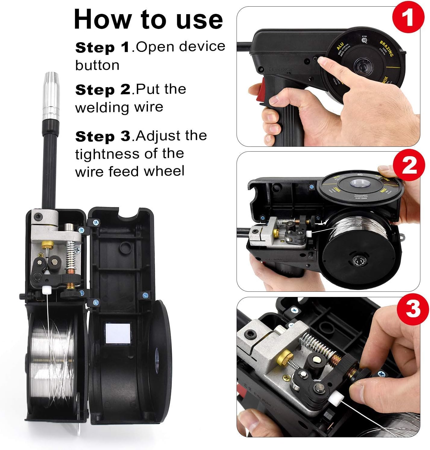 HITBOX Spool Gun for MIG Welder Instructions