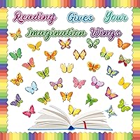 Vista 23 de Juego de decoración de tablón de anuncios motivacional para el aula, acentos decorativos inspiradores positivos, recortes de piezas de rompecabezas