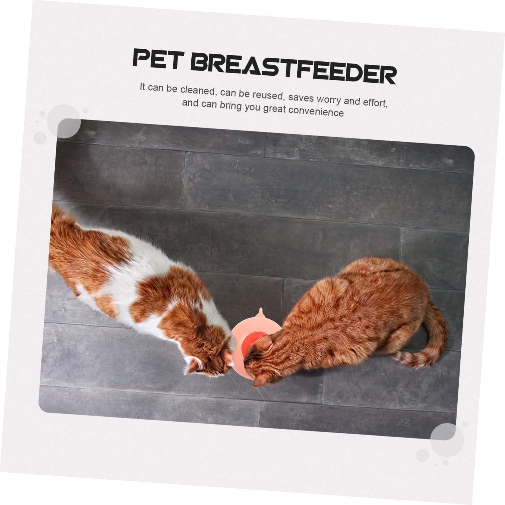 Biberon Leggero e Facile da Pulire per Piccoli Animali in Silicone per Allattamento Accessorio per L'addestramento dei Cuccioli