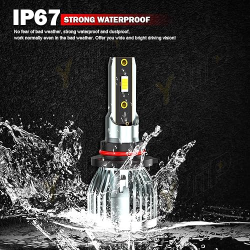 Miniatura 7 de SYJIIP Compatible con bombillas Toyota Siena 2011 2012 2013 2014 2015 2016 2017 2018 2019 2020, haz alto 9005 + haz bajo H11 + luces antiniebla H8,