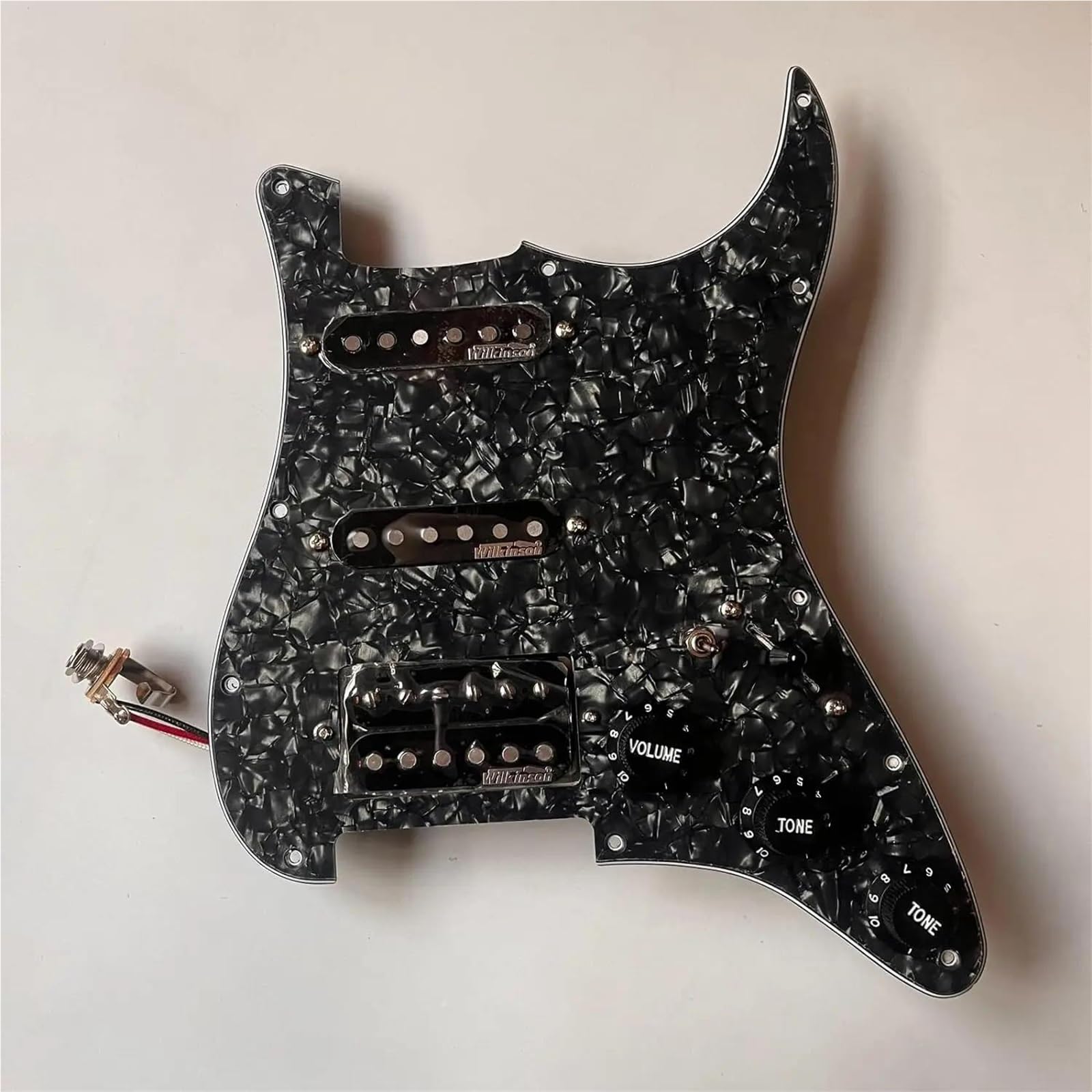Pastilla Golpeador SSH Alnico 5 Humbucker Pickup precableado juego de golpeador de guitarra multiinterruptor Protector de pastilla de 5 vías accesorios de guitarra