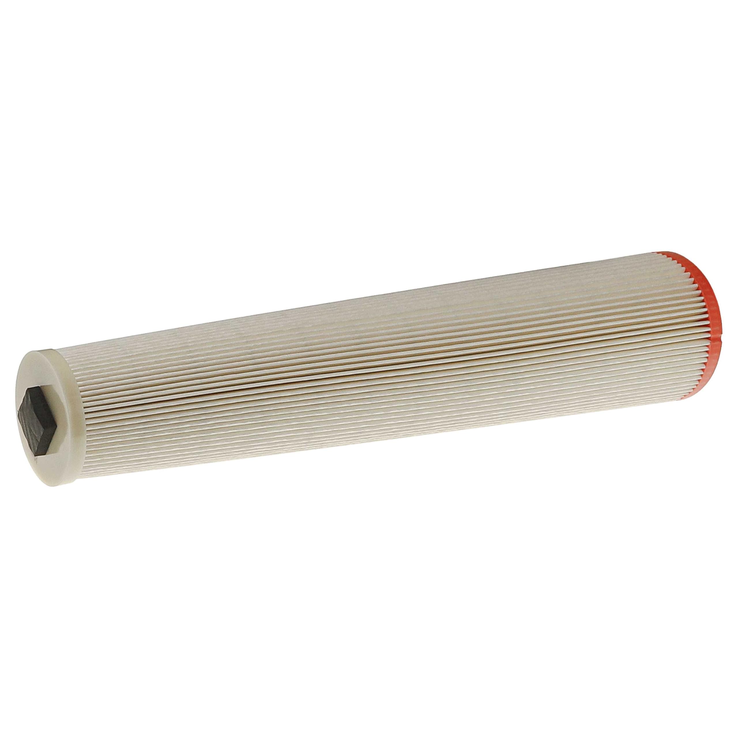 vhbw 2x Filtro reemplaza Dustcontrol 42024 para aspiradora - filtro Hepa naranja blanco