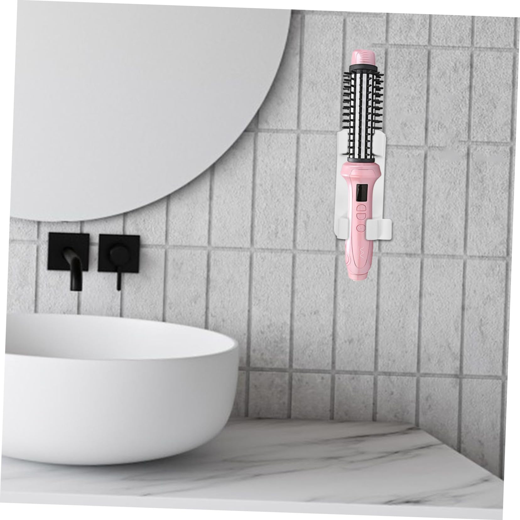 Didiseaon Hair Tools Organizer Wall Mount Styling Tool Rack for Bathroom Straightener Holder