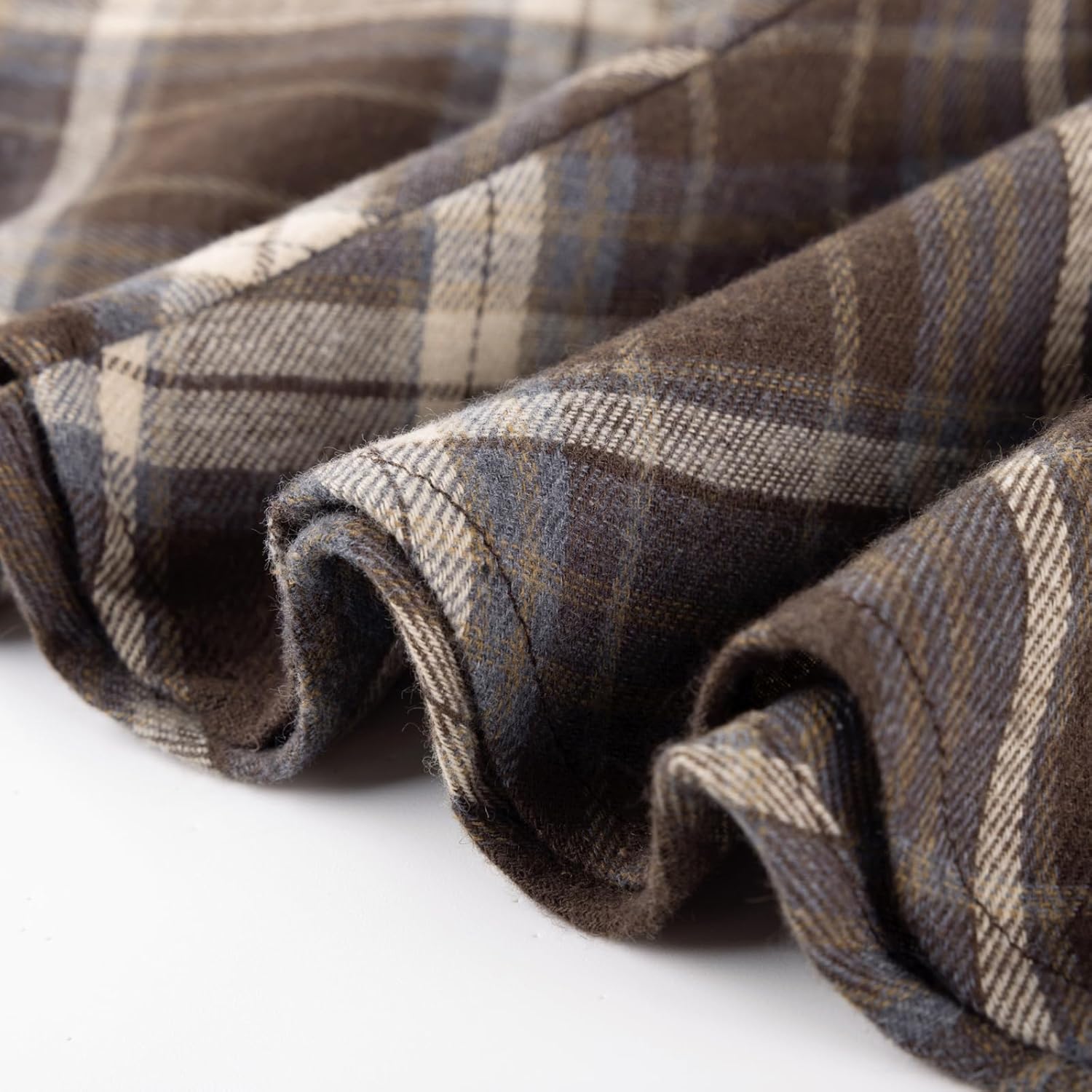 Scarlet Darkness Long Plaid Skirts for Women High Waist A Line Pleated Fall Maxi Skirts - Image 4