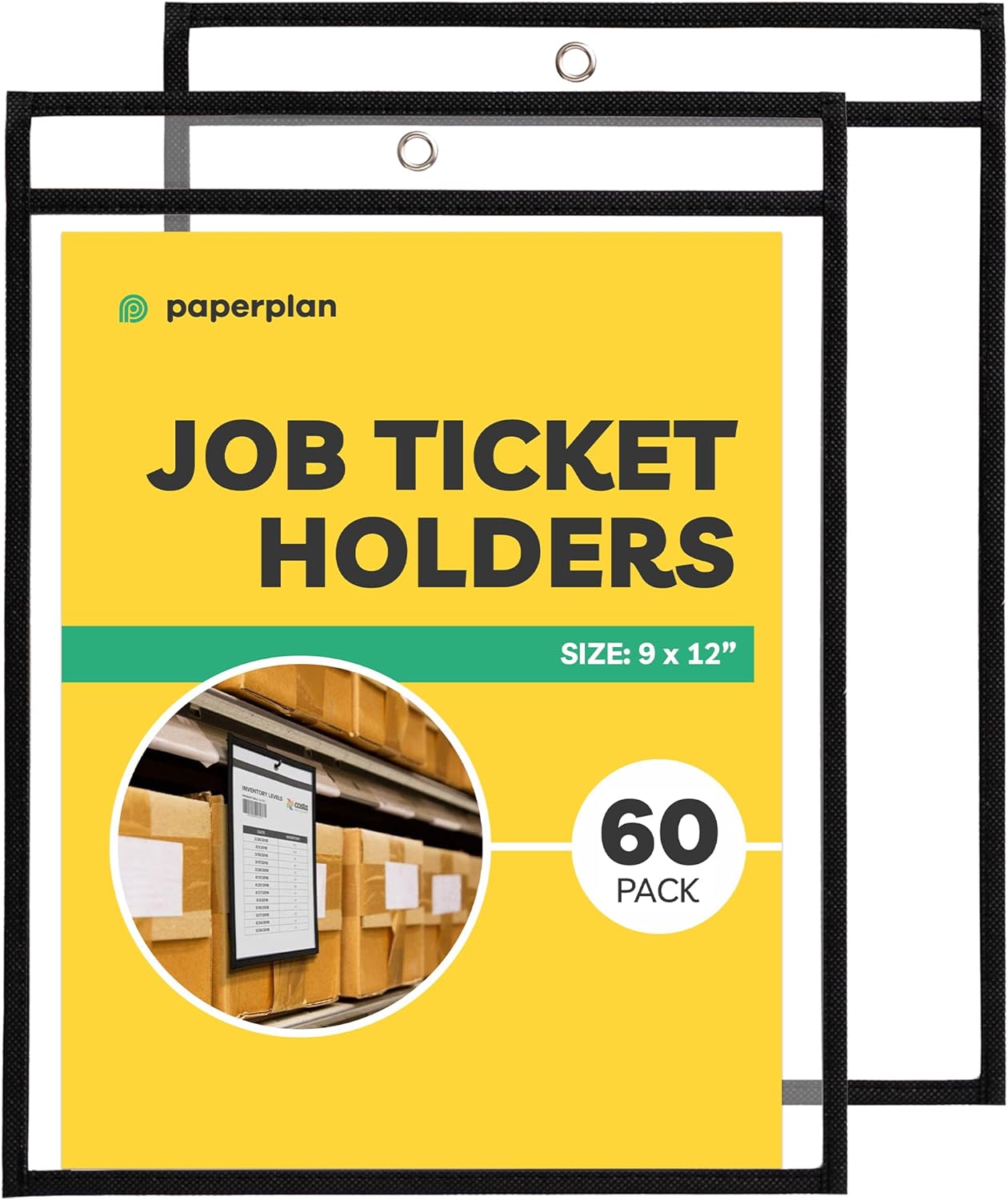 Job Ticket Holders 9x12 (60 Pack) Dry Erase Document