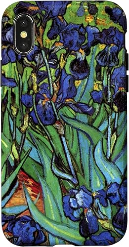 Miniatura 7 de Funda para iPhone 12 Pro Max Irises de Vincent van Gogh, flores en un jardín