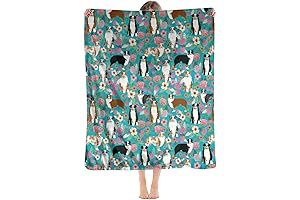 Plush Australian Shepherd Blanket - A Soft and Cozy Embrace for Your...