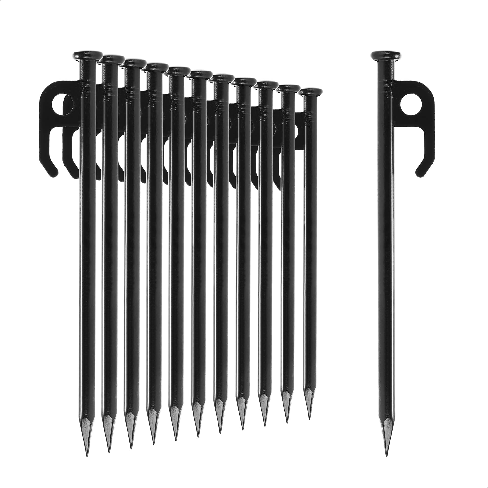 BOOSHMall 8 Pièces Piquets De Tente Robustes, Piquets De Tente En