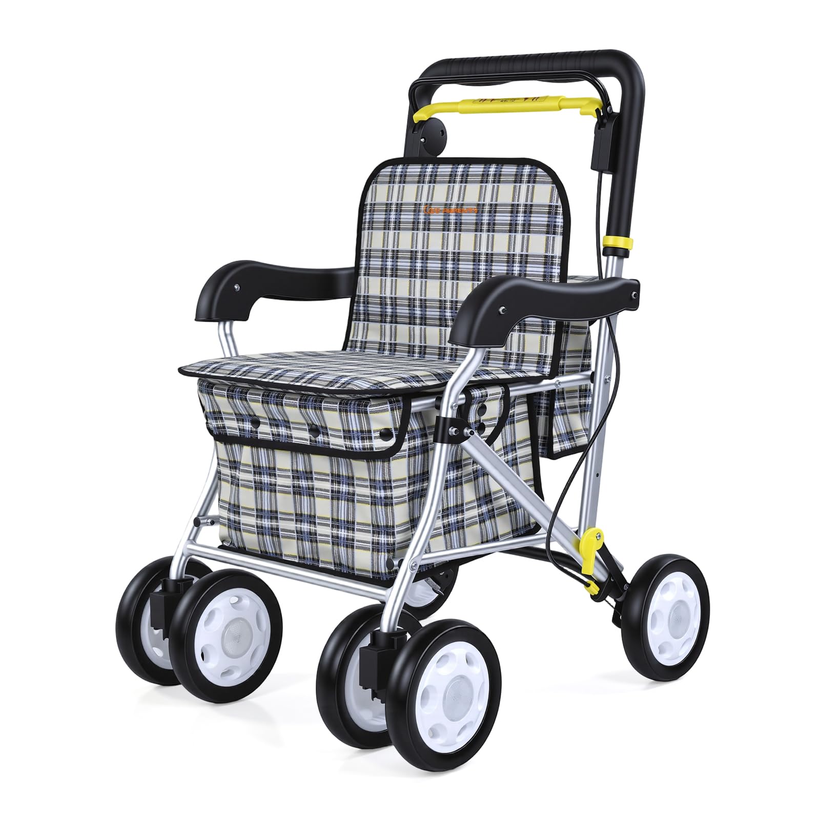 展示品Care-parents CP-1004D 折りたたみ式シルバーカー Amazon | Care-Parents シルバーカー 手押し車 杖ホルダー 軽量