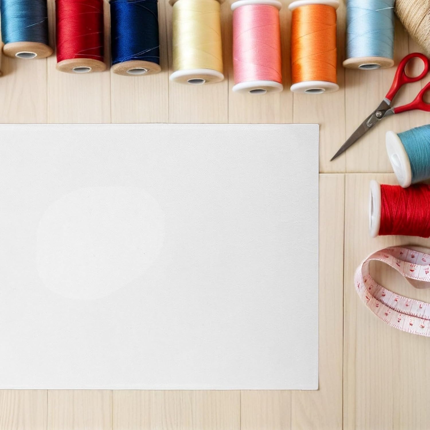 Zerodeko 9pcs Water-Soluble Embroidery Paper Stabilizer Sheet 21cm X 30cm Self-Adhesive Backing for Sewing and DIY Crafting