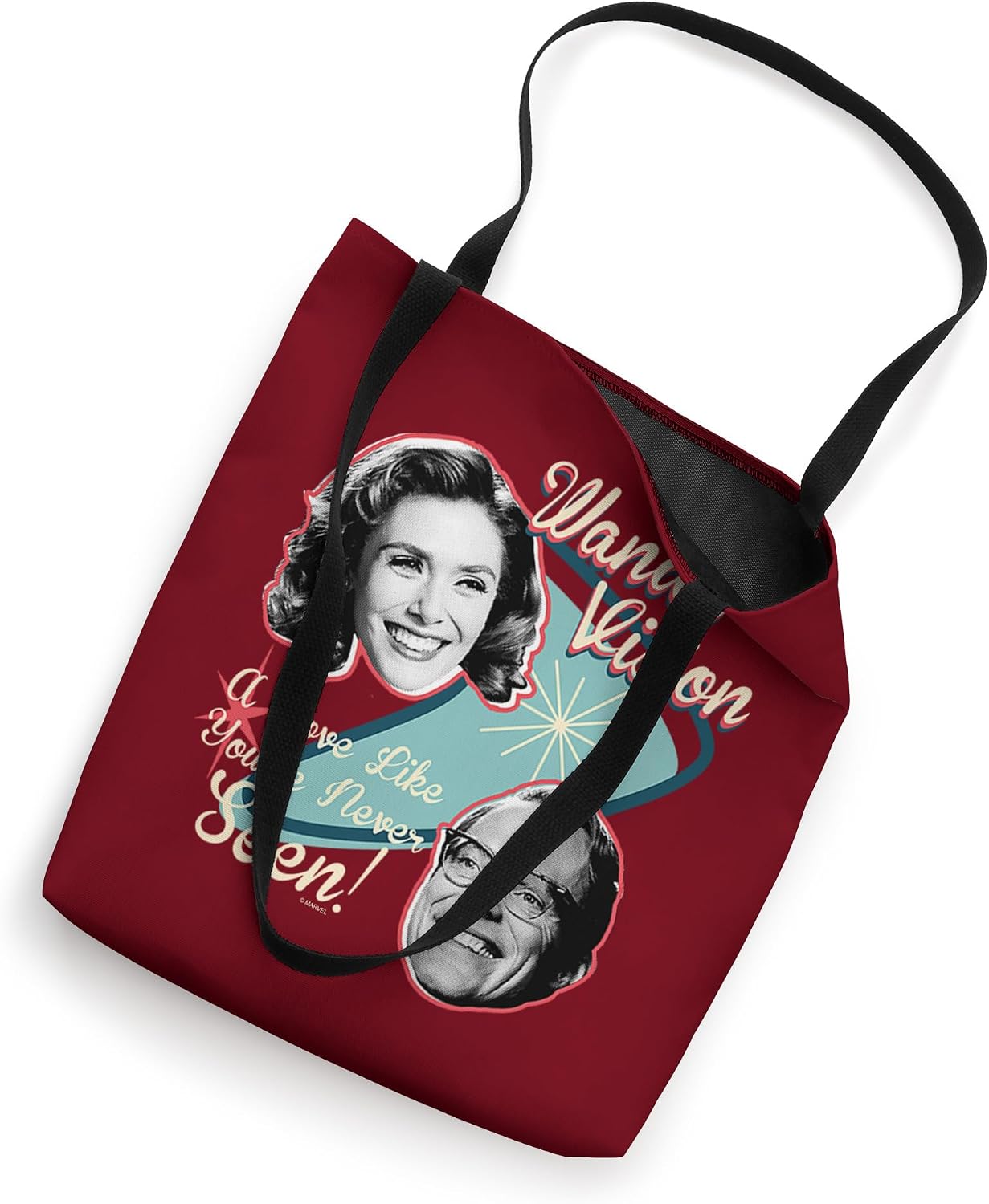 Marvel WandaVision Retro Love Like You've Never Seen Tote Bag