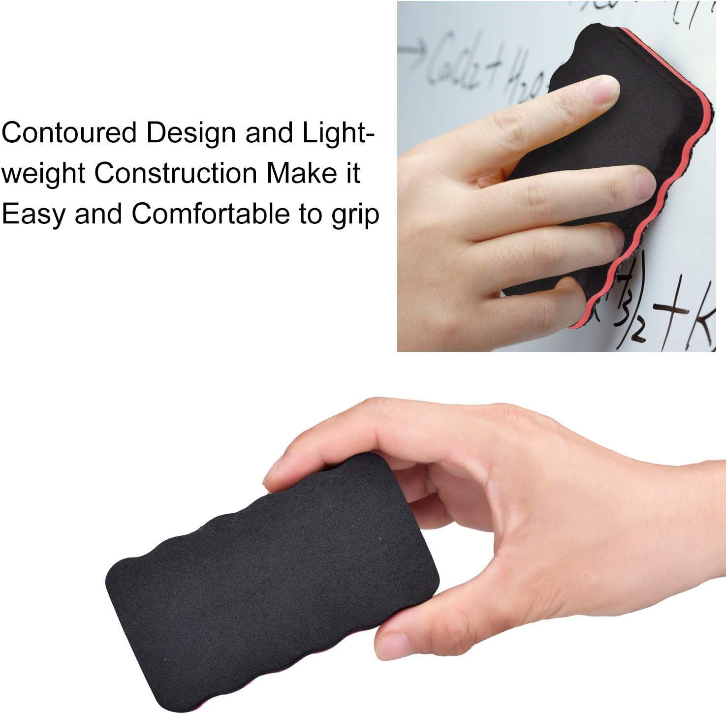 Linkbro Dry Erase Erasers (3 Pack), Magnetic Whiteboard Eraser for dry cleaning for glass magnetboards, flipcharts, magnetic boards and magnetic panel, format: 10.5 5.1 2.2 cm : Office Products