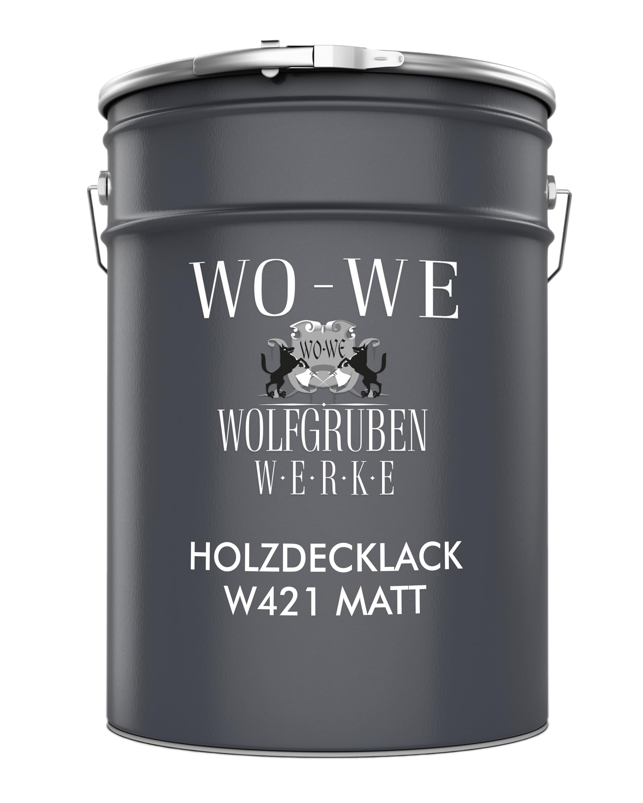 Holzlack Holzfarbe Holzschutzfarbe Möbellack MATT W421 Anthrazitgrau änhl. RAL 7016-5L