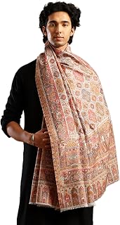 tweedle Wool Blend Kani Shawl/Stole for Men | Size - 40 x 80 inches Price In India