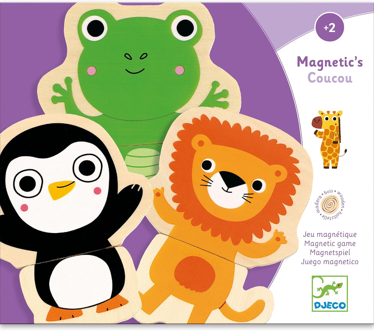 DJECO Coucou Wooden Magnets