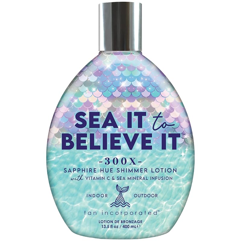 Brown Sugar Sea It to Believe It Loção bronzeadora com brilho, 400 mL