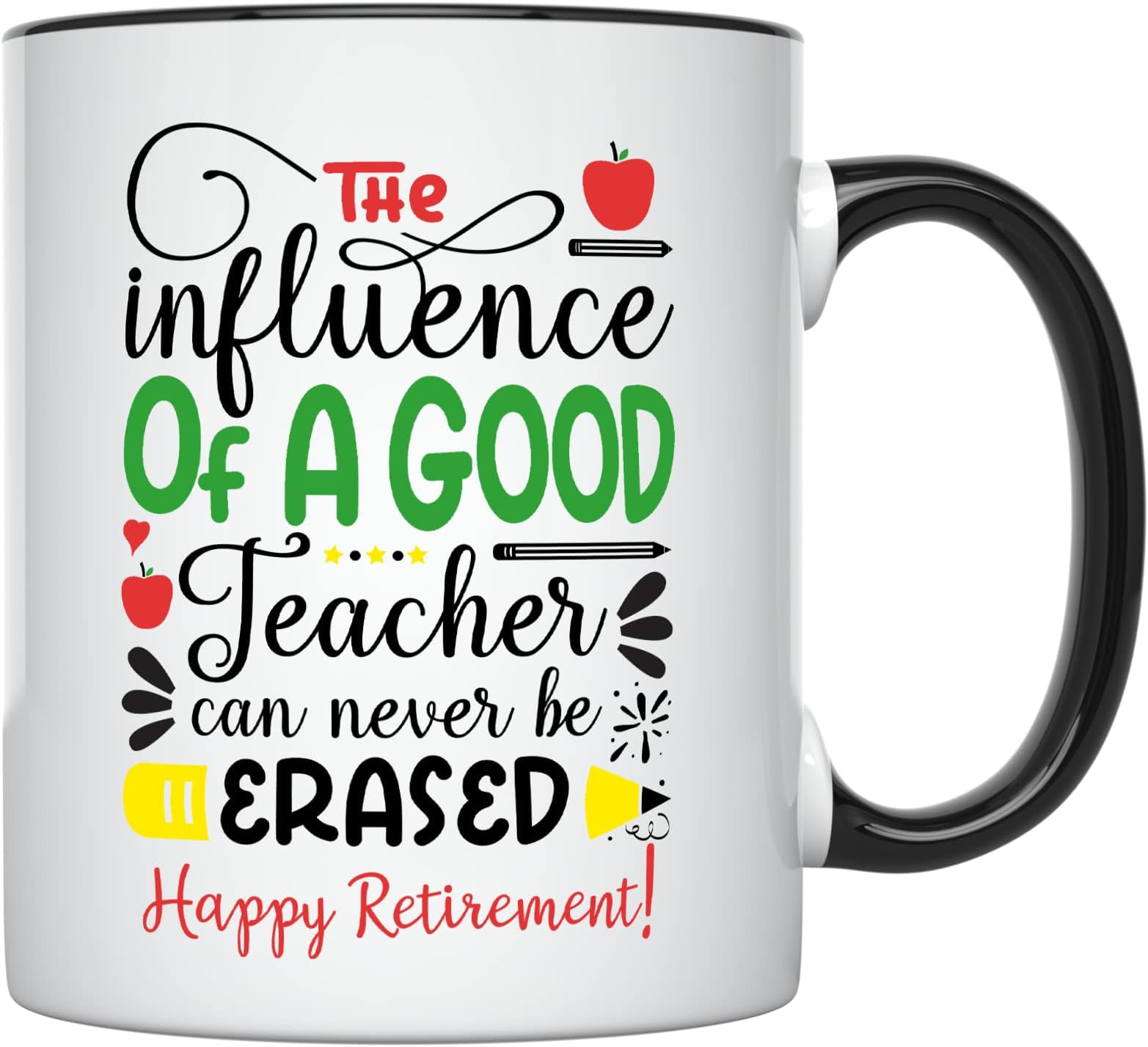 SpreadPassion Retired Teacher Coffee Mug, Retired Teacher
