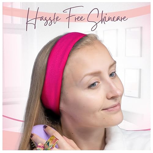 Miniatura 7 de Celestial Silk Diadema de spa 100% seda morera ajustable para mujeres, uso para lavar la cara, cuidado de la piel, maquillaje - Banda de belleza de