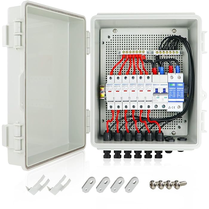 Buy Solar Combiner Box, 6 String PV Combiner Box with Lightning