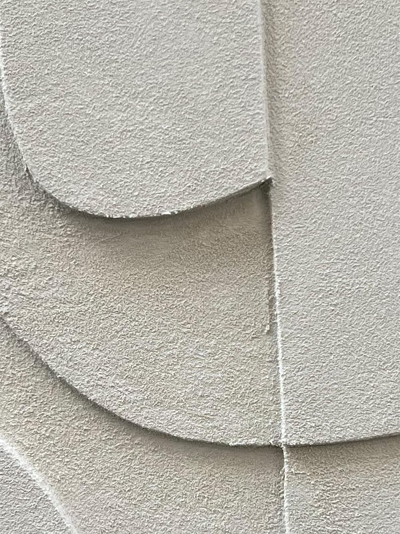 Hand-Painted 36x24 inch White Abstract Wall Decoration Oil Painting Minimalist Art Home Wall Decoration Painting