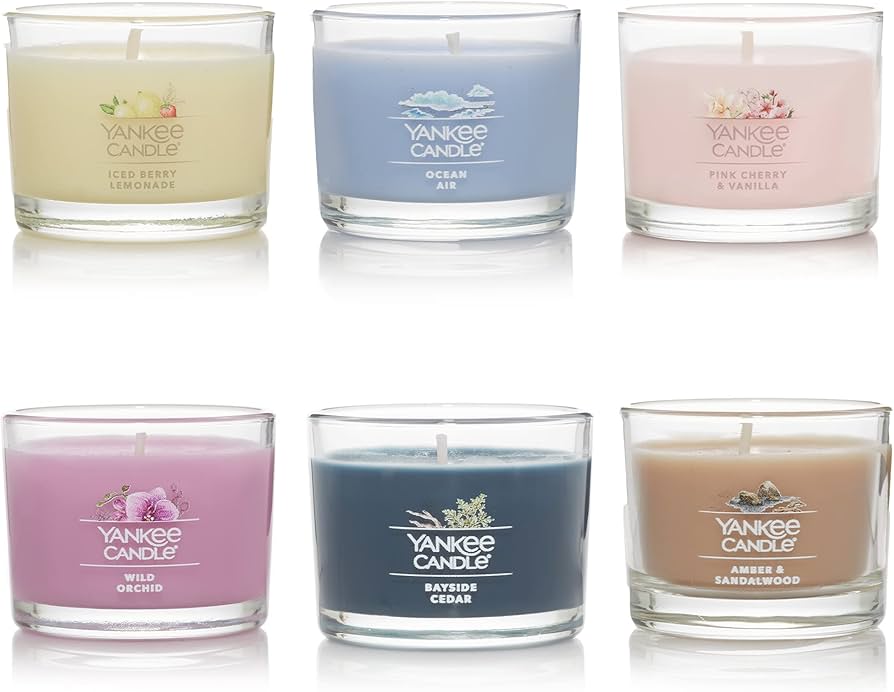 ヤンキーキャンドル6個セットジャーL 5ウィックタンブラーS ミニアロマ