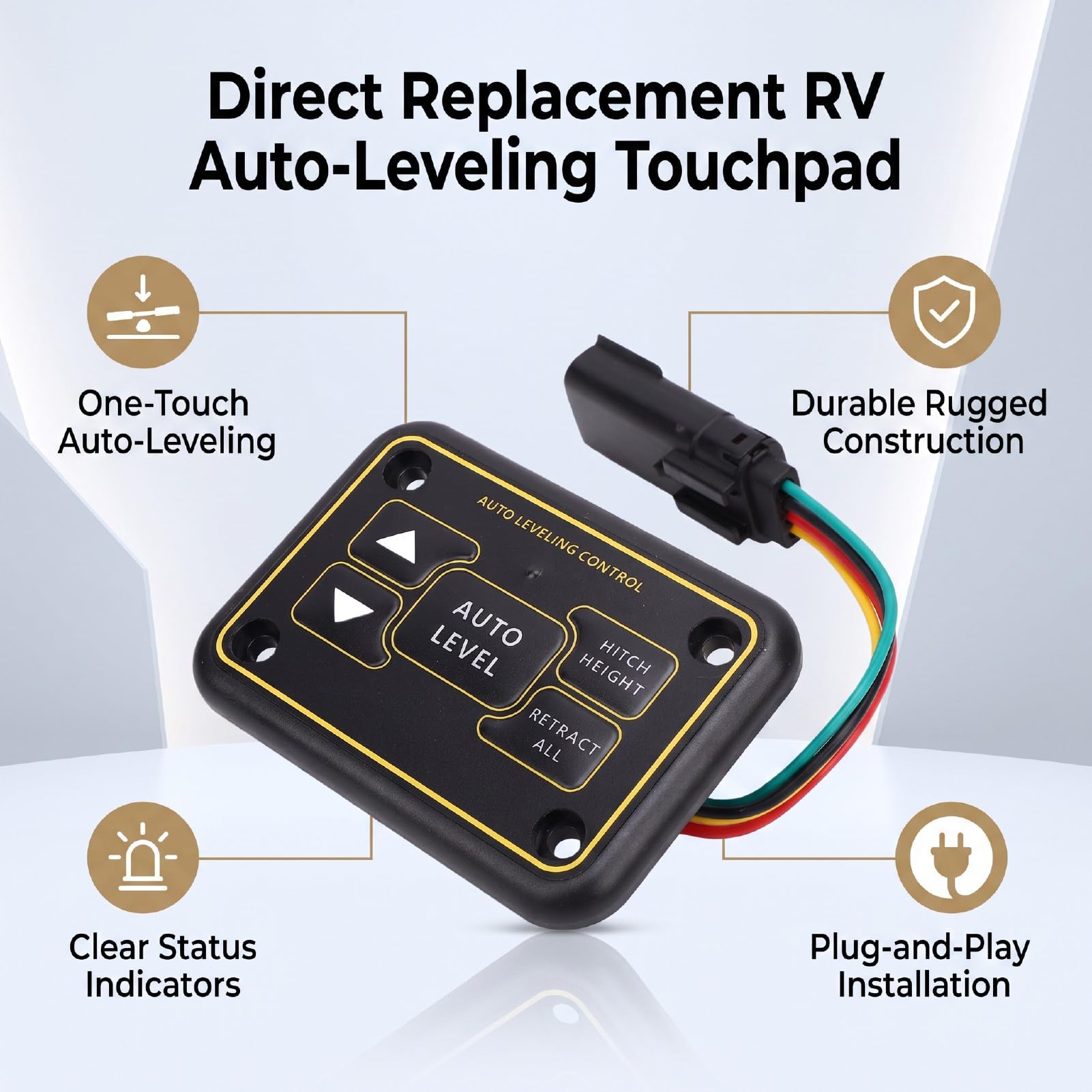 Haofy Lippert 425306 Panel Dotykowy Systemu Poziomowania RV – Zamiennik