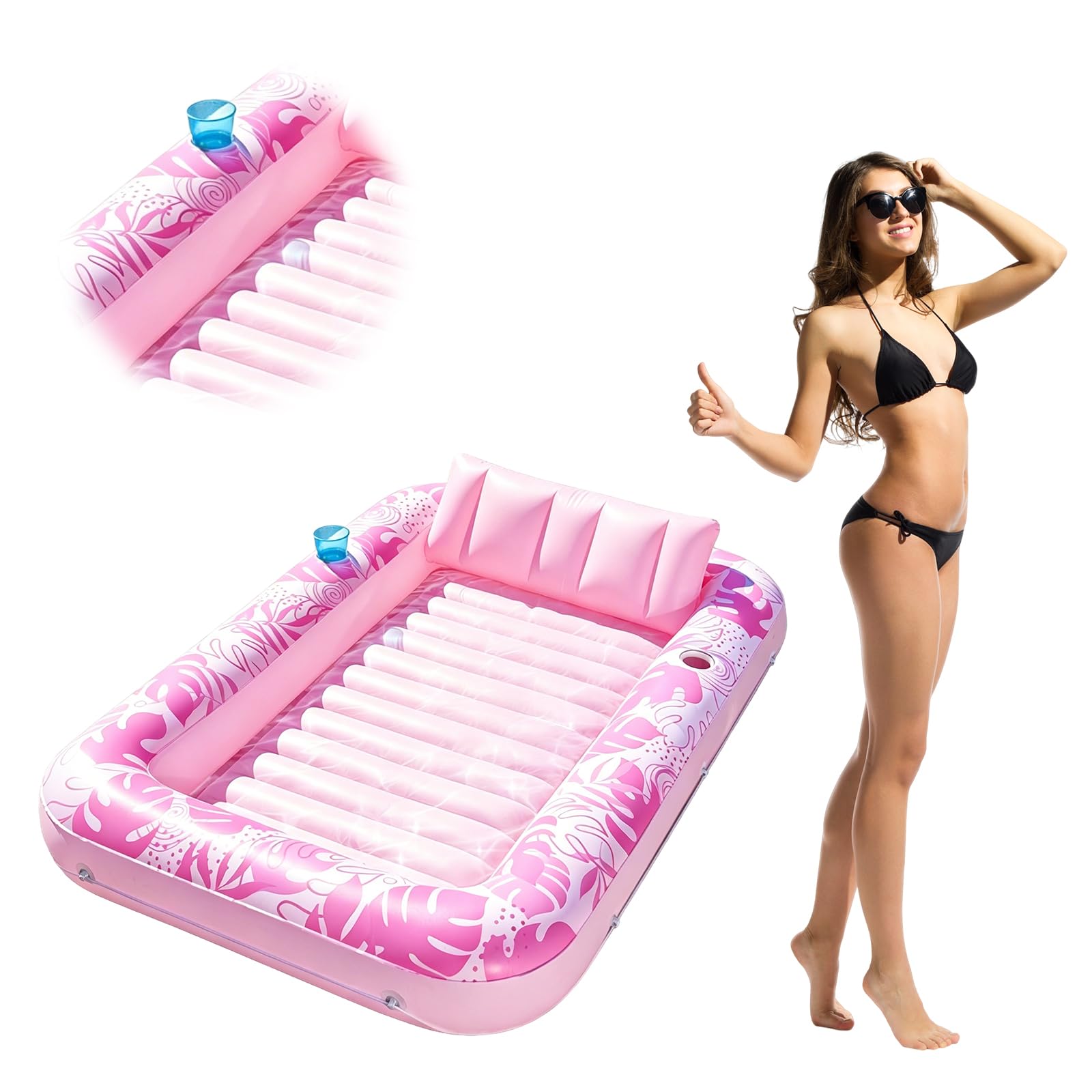 PVC Acqua Tempo Libero Gonfiabile Gonfiabile Lettino Galleggiante Convenienza Gonfiabile Piscina Abbronzatura Piscina Gonfiabile