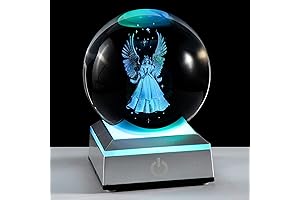 Personalized Glass Angel Figurines for Commemoration and Decoration