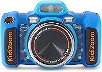 VTech KidiZoom Duo FX Kids Digital Camera with Dual Lenses, 80+ Effects, Games & Selfie Cam - Blue