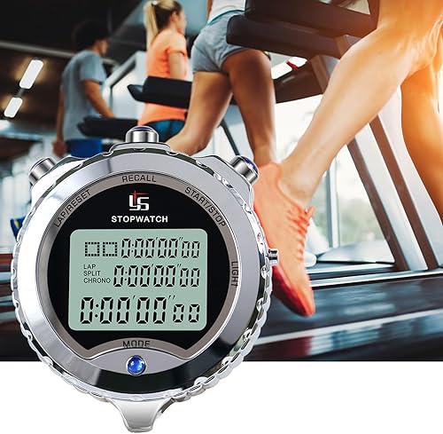 Vista 8 de Sports Timer Professional Digital with Calendar Alarm Multi-Handheld Timer for Running