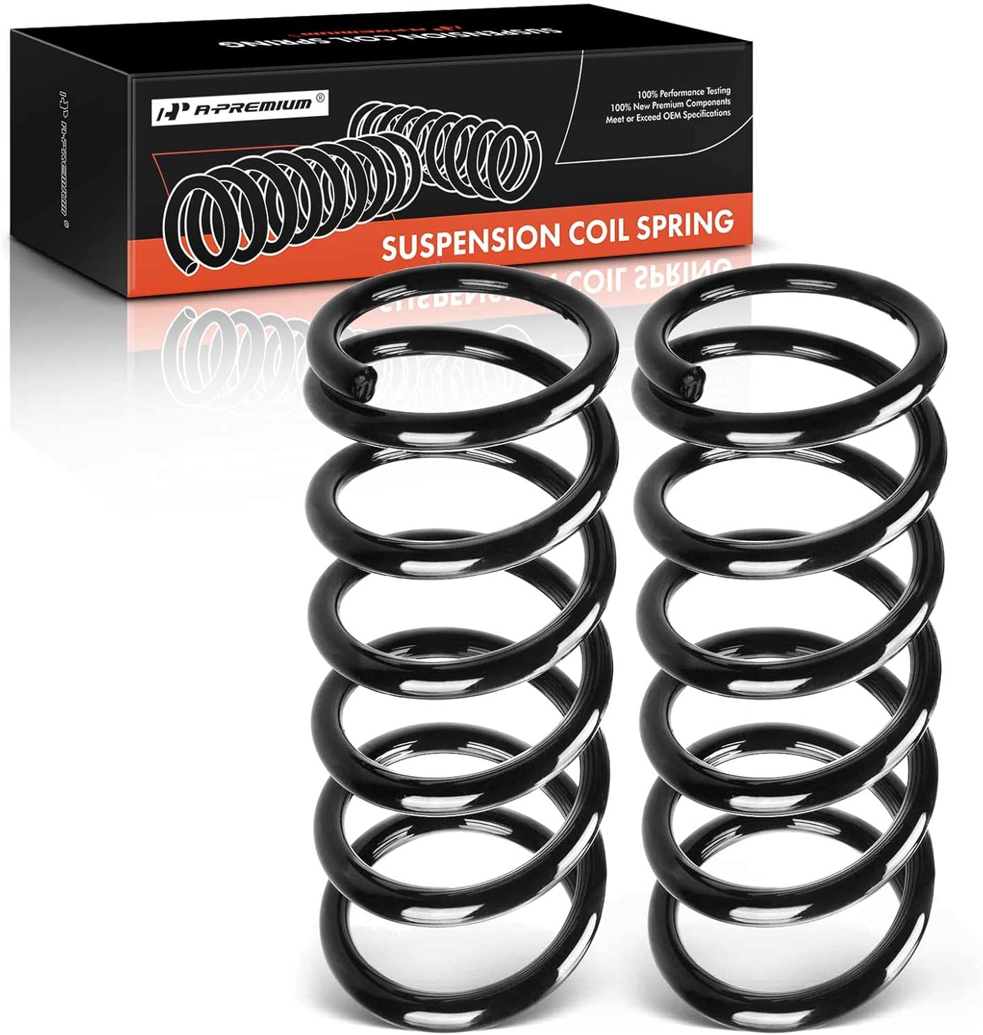 A-Premium 2Pcs Rear Suspension Coil Spring Set Compatible with Nissan Altima 2007 2.5L 3.5L, Driver and Passenger Side, Replace# 55020JA00B