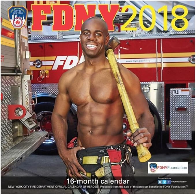 Official Calendar 18年 ニューヨーク市消防局 消防士 Fdny Calendar Of Heroes Men 並行輸入品 カレンダー 文房具 オフィス用品 Amazon