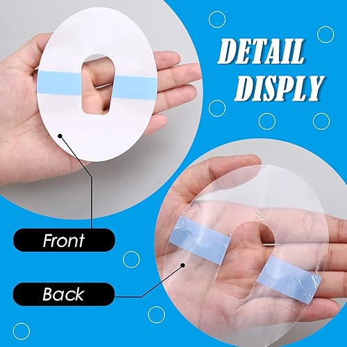 Miniatura 4 de 48 parches impermeables transparentes impermeables para la ducha G6, calcomanías transparentes de larga duración, a prueba de sudor, protección