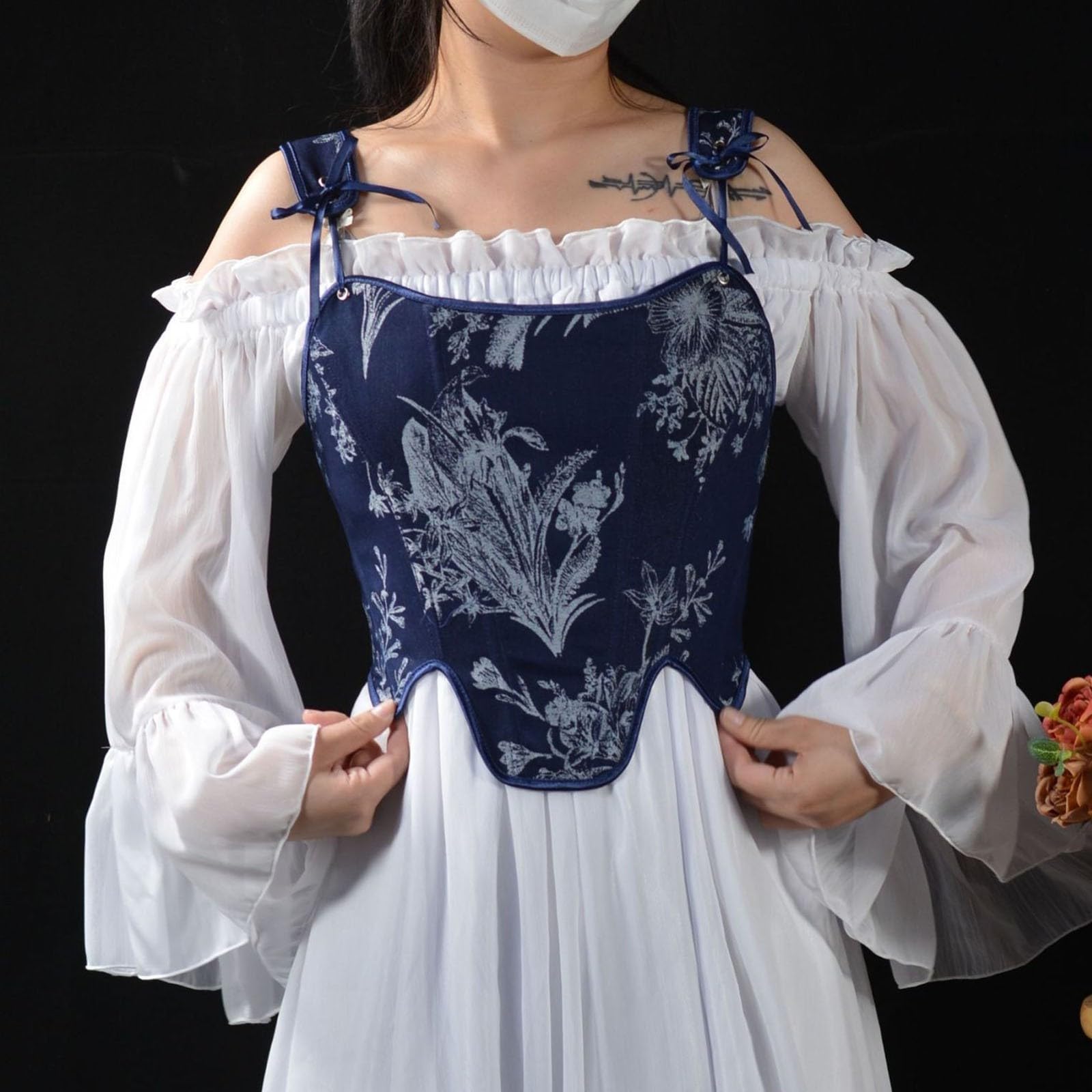 Corpetto Top Donna, Corsetto Donna Elegante Cerimonia