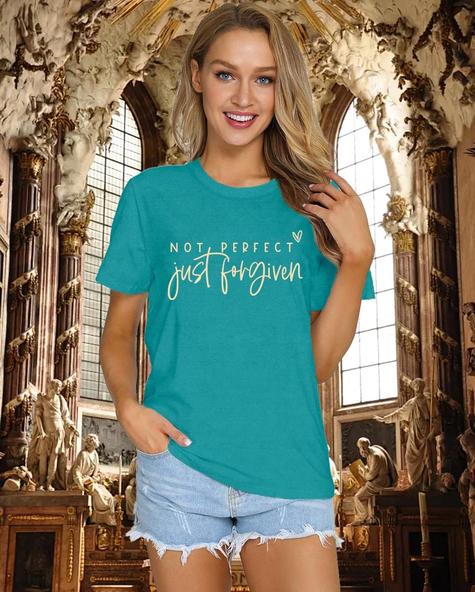Christian Shirts for Women Jesus Shirt Inspirational Tee Tops - Image 2