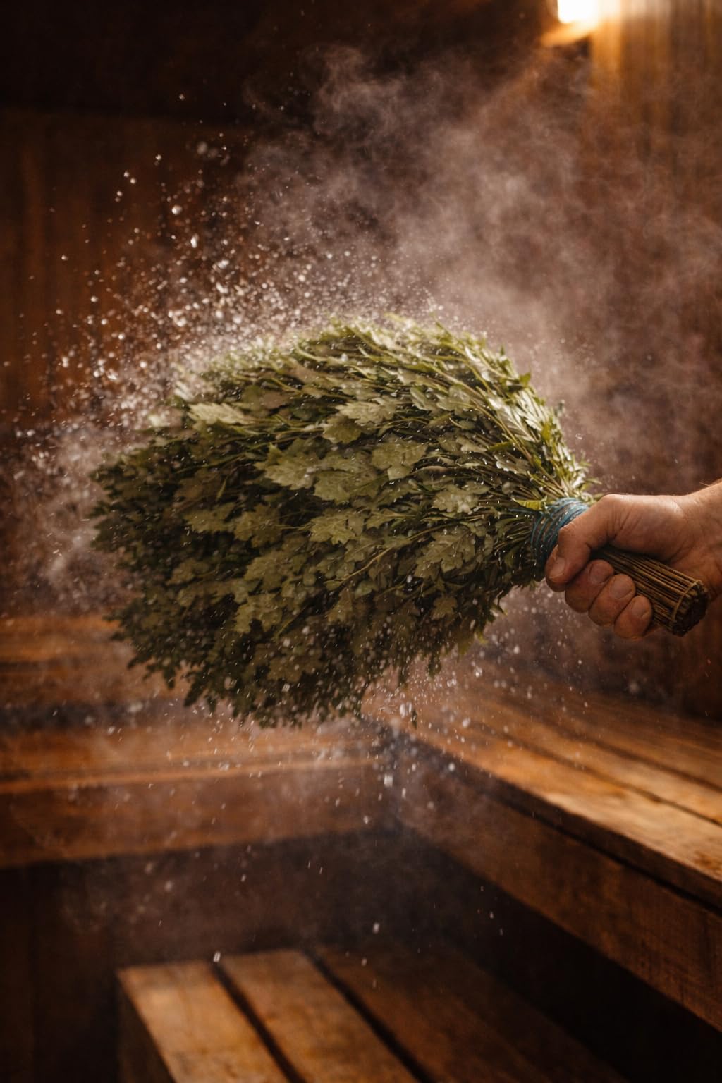 Saunabesen aus Eiche – Set 7 Stück | Kanadische Eiche | Handgebundene Venik für Sauna & Banja | Naturbelassen | Wellness & Entspannung