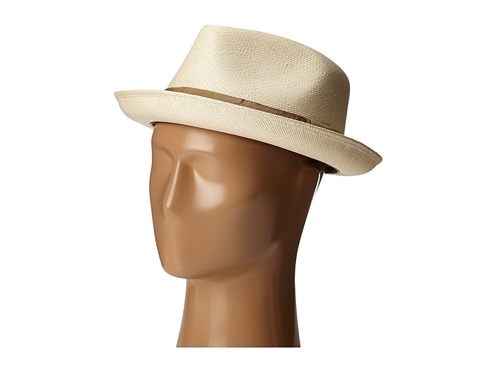 UPC 016698245180 product image for CARLOS by Carlos Santana - Pinch Front Shantung Fedora (Natural) Fedora Hats | upcitemdb.com