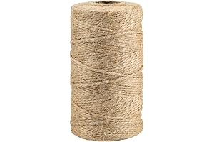 KINGLAKE Natural Jute Twine, Your Best Pick for Rustic Crafts and Beyond