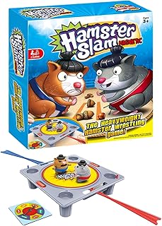 Animal Fighting Toys - Hamster Toys for Kids | Hamster Sumo Children's Double Wrestling Game Machine, Hamster Sumo Tabletop Game Parent-Child Interactive Game Ytger