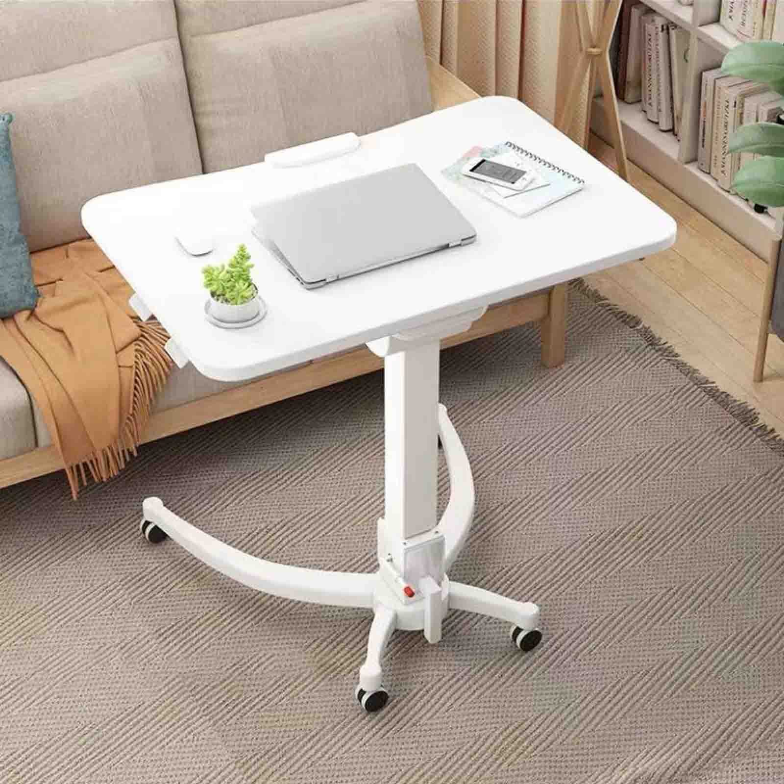 CGCSYZ Folding Computer Desk,Lifting Desk Standing Computer Workbench Removable Study Desk Home Sofa Bed Side