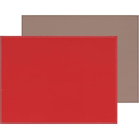 FreeForm Placemat dubbelzijdig 40 x 30 cm taupe/wit