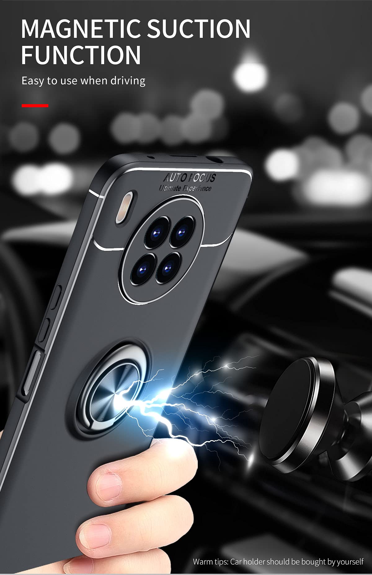 Kaywzo Cover per Huawei P Smart 2019/Honor 10 Lite,Custodia in Silicone TPU Liscio di Morbido con Modello Cardiaco,Design Minimalista,Ultrasottile Donna Antiurto Case Cover,Viola