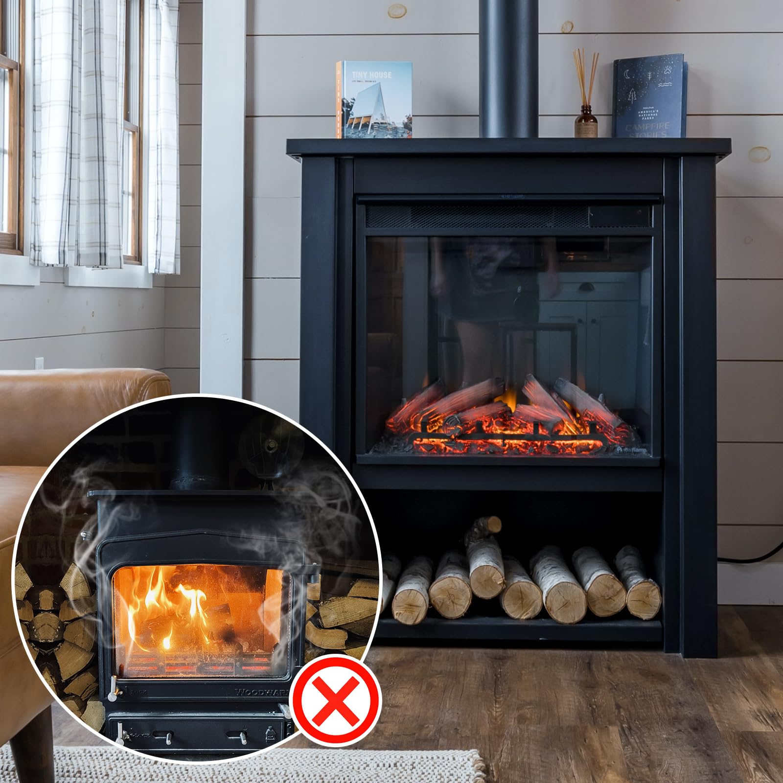Gosknor Dichtungsseil für Kamine, 6mmx4m Dichtungsseil aus mit Graphit Imprägniertem Fiberglas Ersatzdichtung Dichtung für Holzofentüren für Kamine Öfen Holzöfen
