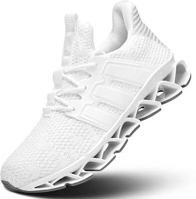 Mens Breathable Walking Shoes Non Slip Casual Sport Tennis Running Shoes Athletic Gym Blade Fashion Sneakers