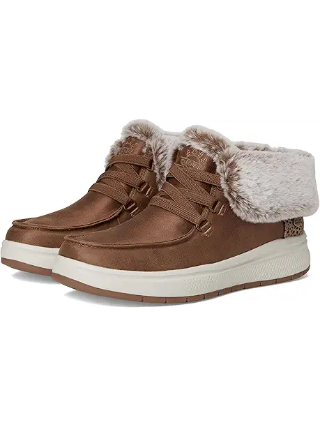 Женские кроссовки BOBS from SKECHERS Hands Free Slip-ins Skip Cute Wave Fur Fancies на каждый день