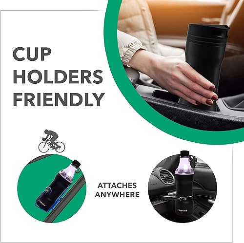 Miniatura 6 de Kamille Vaso de café de acero inoxidable taza de viaje para café taza de café con aislamiento térmico de doble pared con tapa para bebidas frías