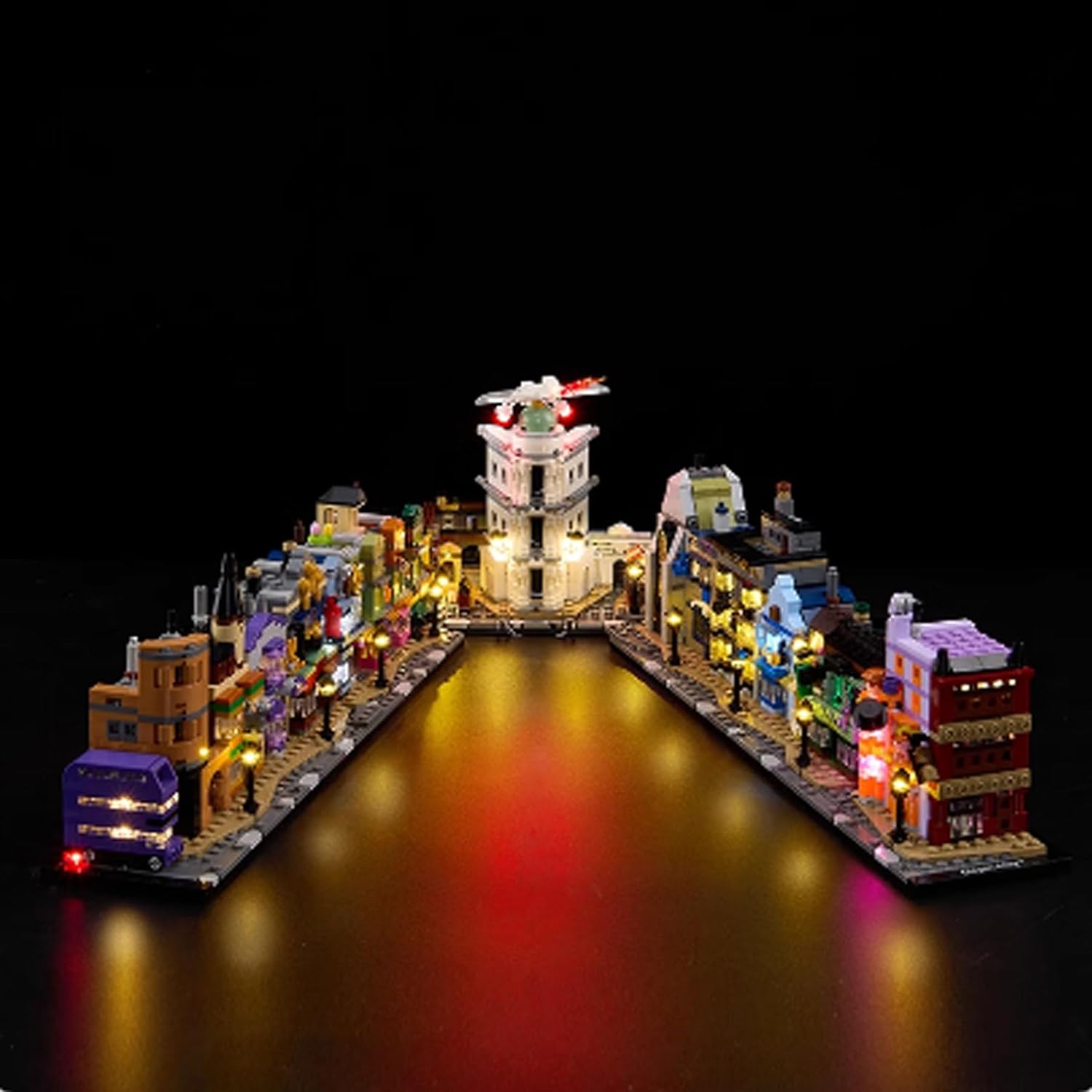 LED Lighting Kit Compatible with Lego 76444 Diagon Alley Series LED Light Set (Model Kit Not Included - Lighting Components Only) (Classic Edition)