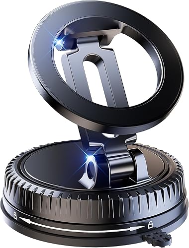 Soporte de teléfono de coche para MagSafe, soporte de teléfono de automóvil ajustable en 360, soporte magnético para tu cochegimnasioespejo, para